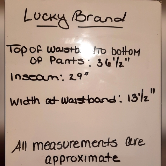 Lucky Brand Navy Blue Pull-On Elastic Waistband Pants size Small - Picture 6 of 9